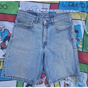 Vintage Levi jean shorts 550 high waisted size 31 distressed mom dad 90s y2k